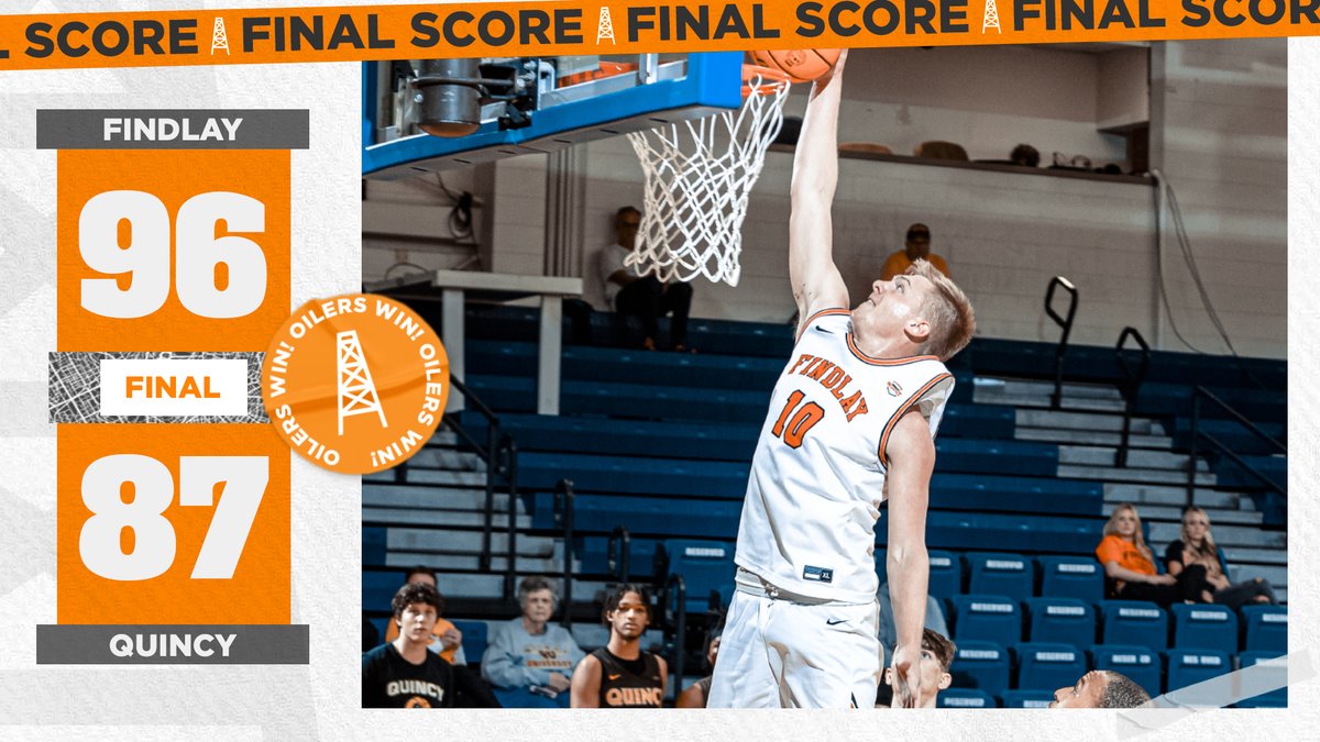 FindlayOilers's tweet photo. 6⃣ Oilers scored in double-figures, leading the Oilers to a comeback victory over Quincy in the season opener. Freshman Jagger Landers led the way with 18 points in his Findlay debut.

🏀: https://t.co/nh3moFQPLy https://t.co/GP5FoMwI5Z