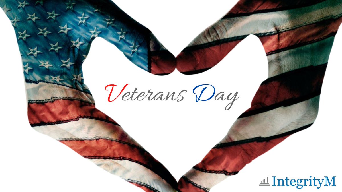 integritym_inc's tweet photo. Today we pause to express deep gratitude and appreciation to our veterans for their brave and selfless service to our country. 
#VeteransDay #Salute #veterans #military https://t.co/b1bf4GTUFs