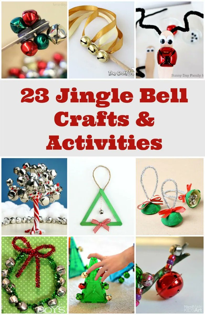 KCEdventures's tweet photo. 23 Jingle Bell Craft Ideas &amp; STEM Activities for Kids 

https://t.co/xn2rrkZbBR 
#kidscrafts #stemactivities #Christmas2022 https://t.co/NLjSDs5rcg