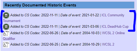 cs_codex's tweet photo. Today we are adding two new historic events to CS Codex, run by @icl_hub in 2021 whilst we were taking a little siesta. Plenty more to come 🛠️ https://t.co/z91n7l5pU3