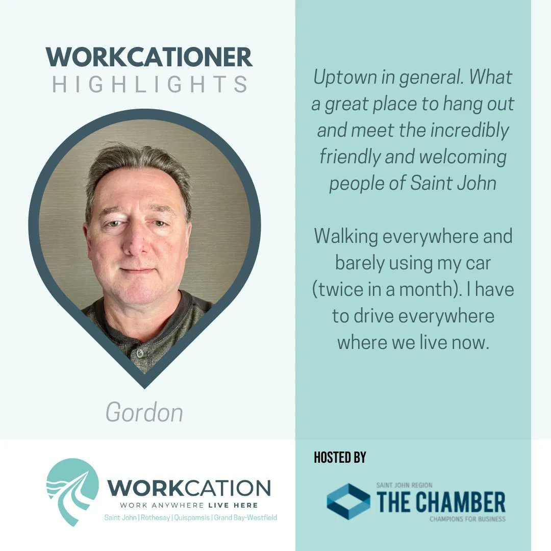 WorkcationSJNB's tweet photo. Workcationers love the walkability of Uptown!

You can read more about his experience here > https://t.co/RaYU7OhPm8
 
 #Workcation #WorkcationSJNB #WorkHere #LiveHere #TownsByTheBay #SaintJohnNB #NewBrunswick #RemoteWork #DigitalWork #DigitalIndependent #EastCoast #WorkAnywhere https://t.co/JCWfkDY7S3