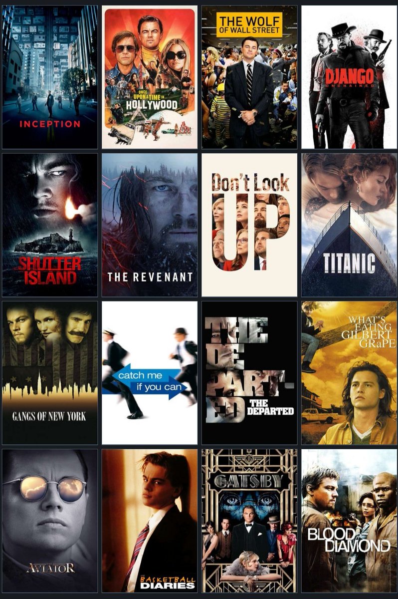 🎉 Happy 48th Birthday <a href="/LeoDiCaprio/">Leonardo DiCaprio</a>!

❓ KEEP 4️⃣ films...?

#HappyBirthdayLeo #LeonardoDiCaprio