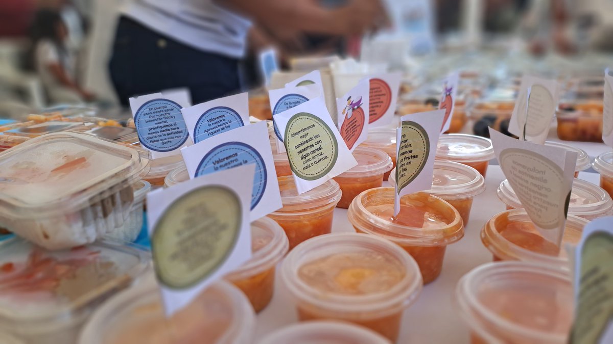 Salud_Loja's tweet photo. #Catacocha | En el marco de la estrategia "Ecuador crece sin desnutrición infantil", personal de 
@Salud_Ec
 realizó el taller: Preparación de alimentos saludables para el rescate de saberes ancestrales y promoción de la salud en la parroquia San Antonio de Paltas. https://t.co/GLhdBQySAn