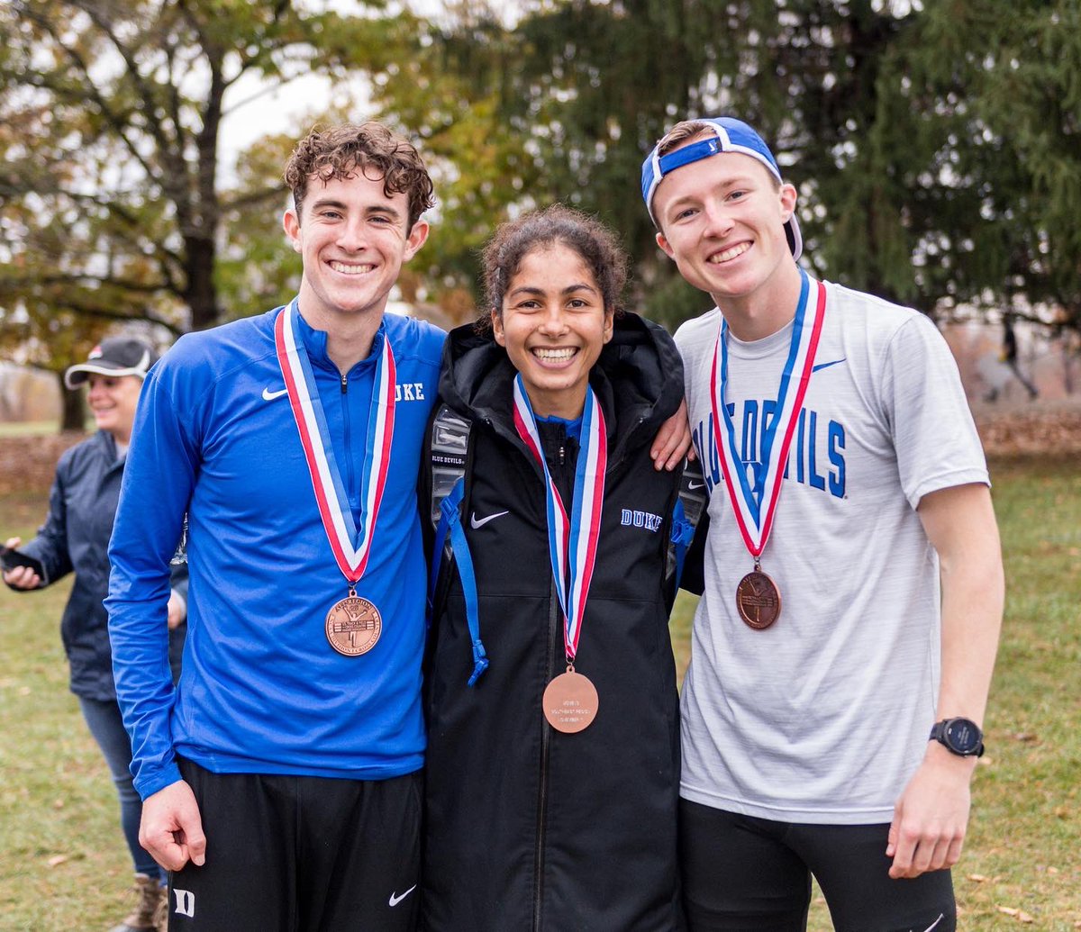 DukeTFXC's tweet photo. Here’s to our All-Southeast Region honorees; Amina Maatoug, Zach Kinne, and Owen Mackenzie 👏

#GoDuke | #HereComesDuke https://t.co/OmGlvu47BD