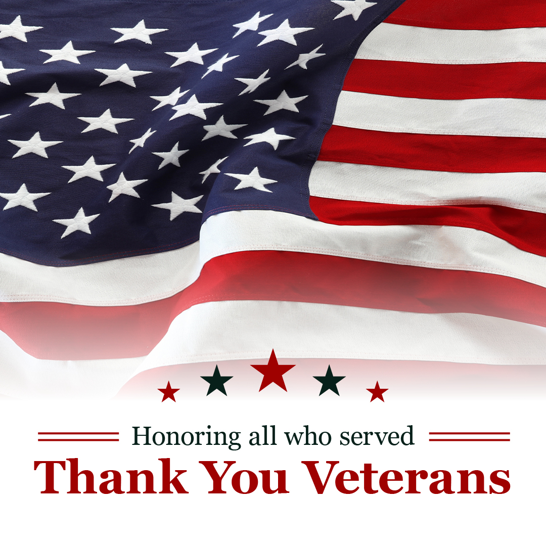 Today we honor all veterans who have served our country. Thank you. #veteransday