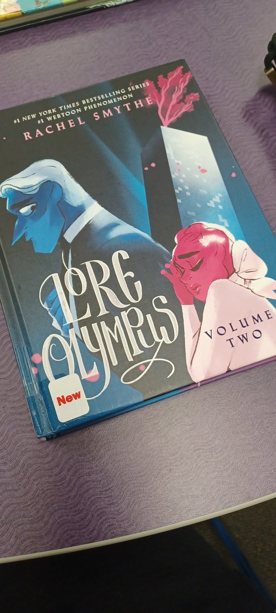 So I took the kids to the library today as a birthday surprise for my youngest son, and look what I found... DONT. TALK. TO. MEEEEE...... I'm booked and busy all weekend 😎💅🏾 <a href="/used_bandaid/">RachelSmythe @ Lore Olympus</a>