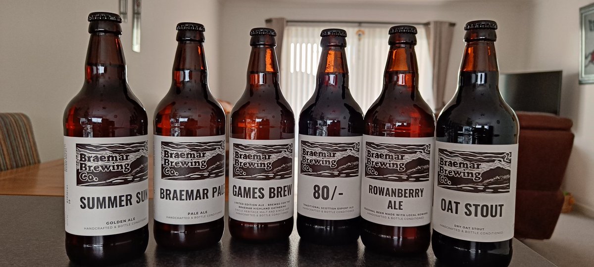 Another collection of interesting beer from the Highlands, specifically @brewbraemar, including a heritage malt pale &amp; a rowanberry seasonal 🍺