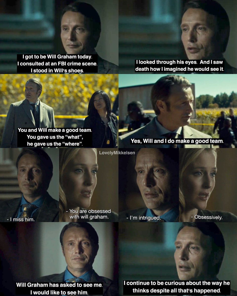 No ones a bigger Will Graham fangirl than Hannibal Lecter