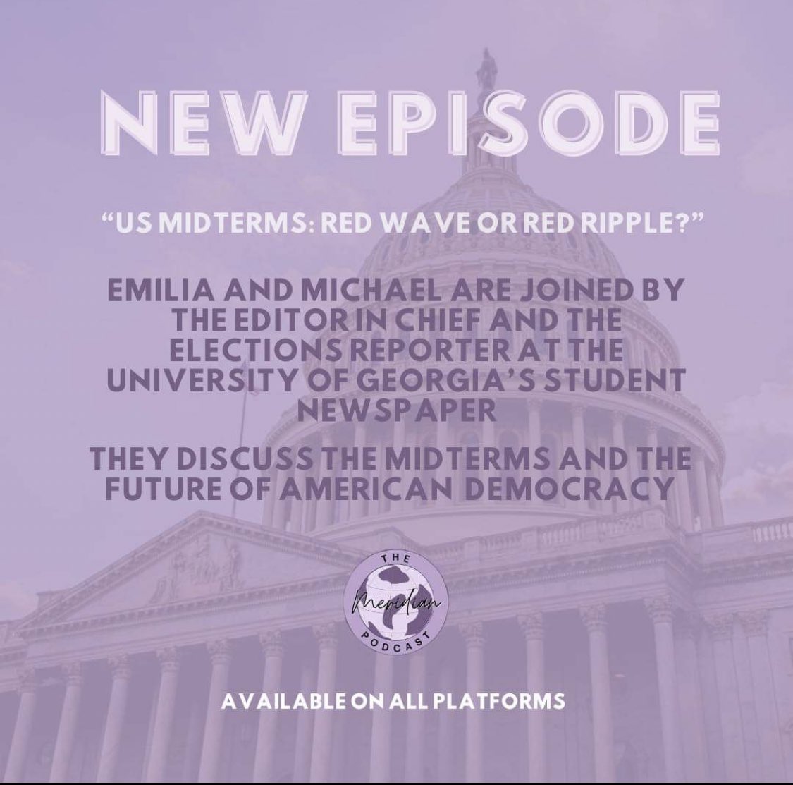 🚨New episode alert!
 Join Michael &amp; Emilia as they discuss the recent US midterm elections, with two students from the University of Georgia <a href="/redandblack/">The Red & Black</a> Available on all major streaming platforms🎙