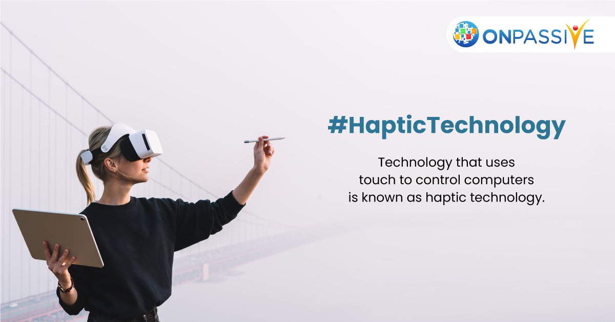 Shopon0001's tweet image. Haptic technology is also known as kinesthetic communication or 3D touch. It utilizes force, vibrations, or motions applied by the user.
#HapticTechnology #TouchTechnology #Wearables #VirtualReality #haptic #technews #ONPASSIVE