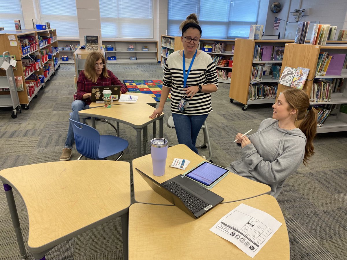 fbessteam1's tweet photo. Our POG/POL Committee met today to review resources, reflect on our SIIP goals and make a plan to support staff ⁦@AbbeyFMiller⁩ ⁦@damicosbts⁩ ⁦@FtBelvoirES⁩ ⁦@FcpsPOGPOL⁩ https://t.co/F5HnFKfoqh