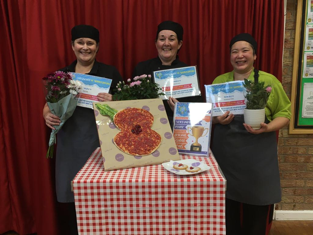 Congratulations @headlands primary Debbie Georgina and Jess certificates and flowers of appreciation from the school , it means so much, @mellorscatering @NeilEastwood11