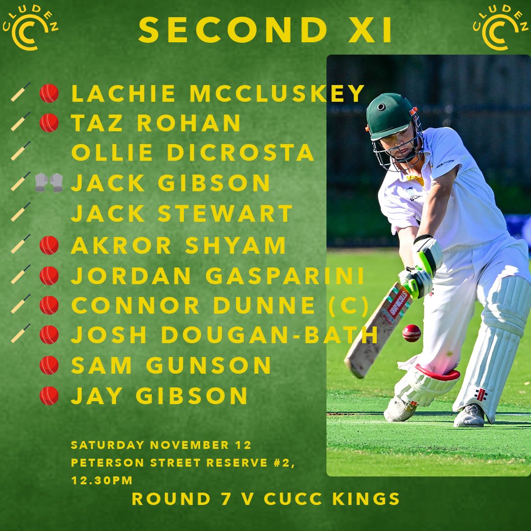 The teams are in!

A number of strong inclusions across the grades, including Grubs new skipper <a href="/PavelFlorin13/">Pavel Florin</a>. 

Red ball cricket returns! Good luck to all players, make sure you get back to the clubrooms post game. #GrubUp <a href="/sportsbetcomau/">Sportsbet</a> #PaintItYellow 🟡 #CsTrain 🚂