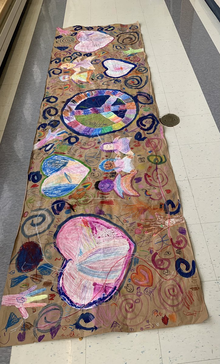 jluss's tweet photo. #travelingmuralproject is complete! We are excited to send our pieces to our group members &amp; start getting mail! Special thanks to Ms. Dwyer or amazing art teacher for partnering! @ctcasl @shannonmmiller #brewster13library https://t.co/D1YHbxFiQ2