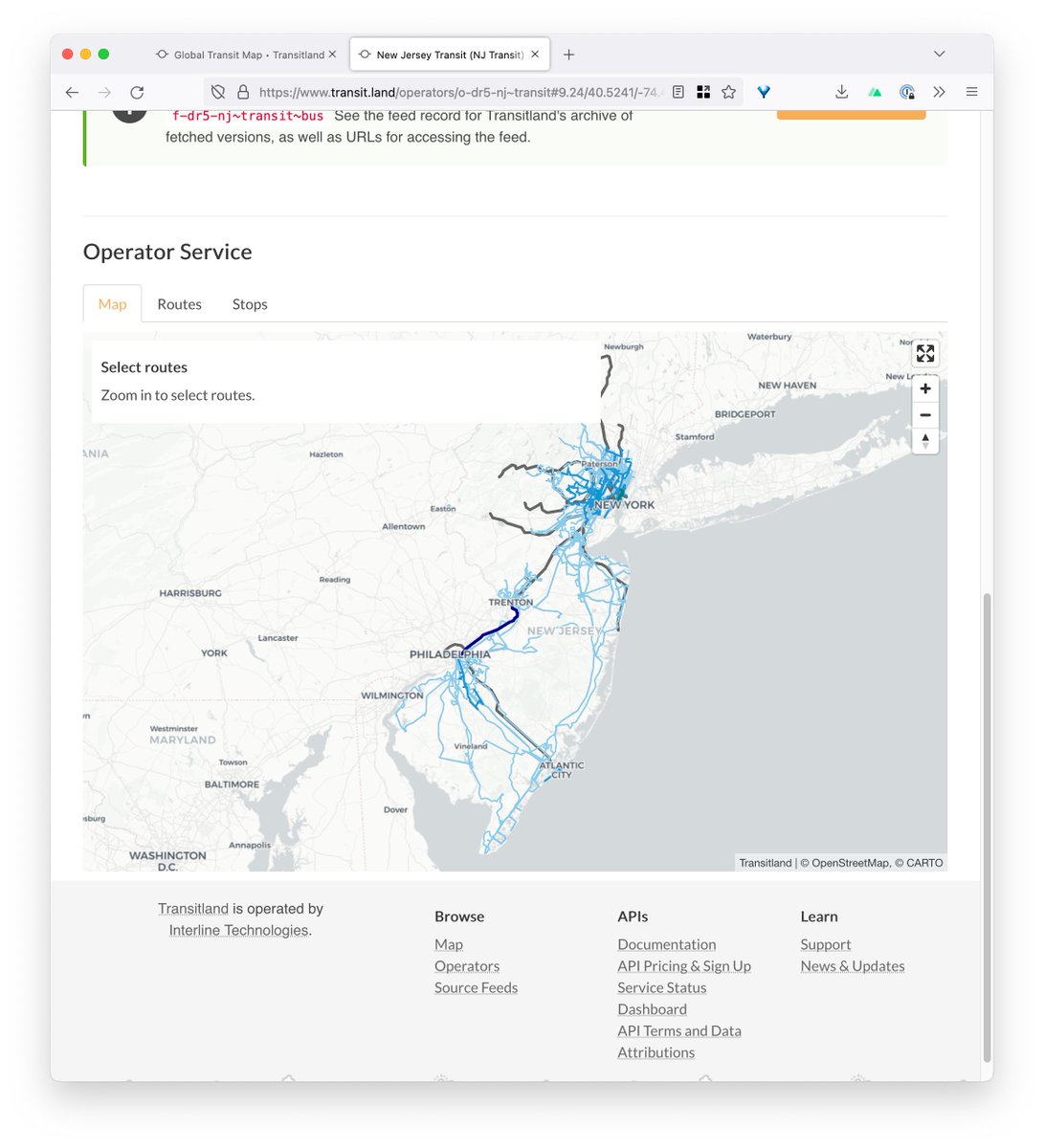 Transitland tweet media