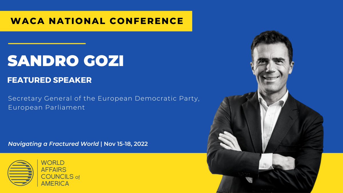 Announcing our closing keynote speaker for the 2022 National Conference, CMSAF JoAnne S. Bass, and the featured speaker for our mini-keynote, Sandro Gozi! #WACA #WACAnationalconference #WACA2022nationalconference #international #worldaffairs