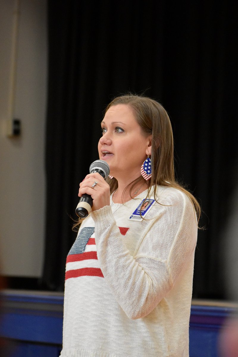 WSDinfo's tweet photo. Veterans and their family members were our guests across the District yesterday to honor their service and sacrifice. #VeteransDay ceremonies have become a proud tradition in the WSD and an important learning opportunity for our students. #first100daychecklist #WeAreWentzville https://t.co/IPqafsToI8