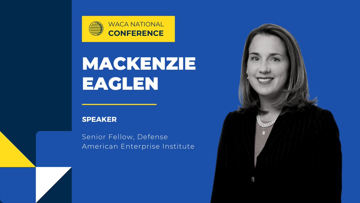 WACA is proud to host the American Enterprise Institute at this year’s National Conference, with AEI speakers Giselle Donnelly, John Ferrari, and Mackenzie Eaglen! #WACA #WACAnationalconference #WACA2022nationalconference #international #worldaffairs #WACAxAEI