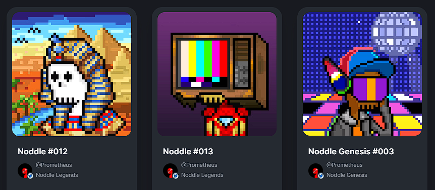 noddle_sol's tweet photo. 2 Legends and 1 Genesis will be available on @exchgART in the coming hours!

See you guys! https://t.co/uIolyanLmx