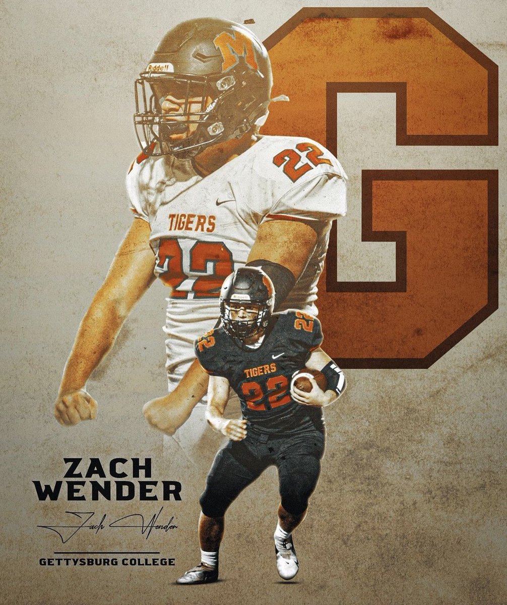 Congratulations to our very own Zach Wender on his commitment to Gettysburg for the next 4!!!!!!!#GoTigers