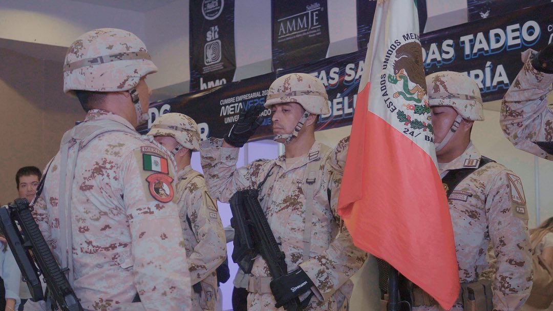 Agradecemos enormemente la participación de la 4ta. zona militar￼ de Hermosillo Sonora, qué hicieron un gran esfuerzo por acompañarnos y darle un realce significativo a la inauguración de nuestra cumbre￼.