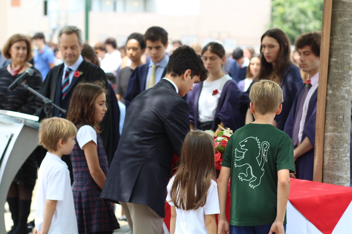 It was with pride and gratitude that the whole school came together this morning for our Remembrance Service #LestWeForget #Remembrance  <a href="/StPaulsSchoolSP/">St. Paul's School SP</a>
