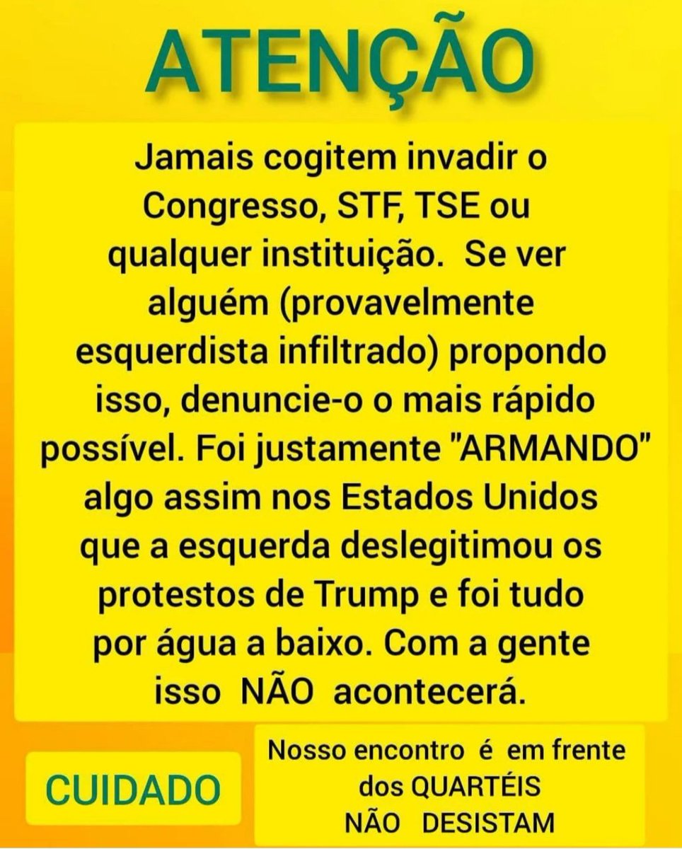adriana75171's tweet photo. @EduGiraoOficial Tá querendo promover um 06 de Janeiro com ajuda de infiltrados da esquerda, senador?🤔🧐
O Fachin já insinuou isso.
Caia por terra todo plano para deslegitimar a nossa luta! https://t.co/T2arViKZzJ