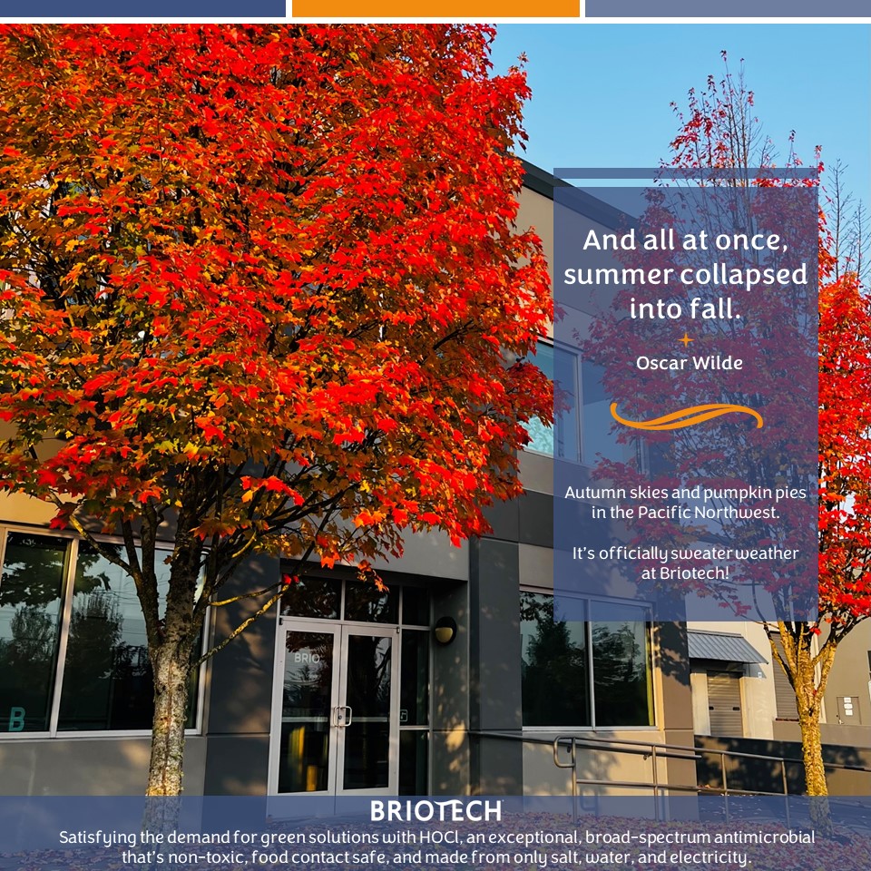 In this season for all senses, @Briotech celebrates the explosion of #breathtaking color that is #autumn; a season of transition, #harmonywithEarth, and #beauty through balance and change.
#November #CozyNights #Comfort #Renewal #SoupSeason #BriotechUSA #BrioHOCl #Hypochlorous