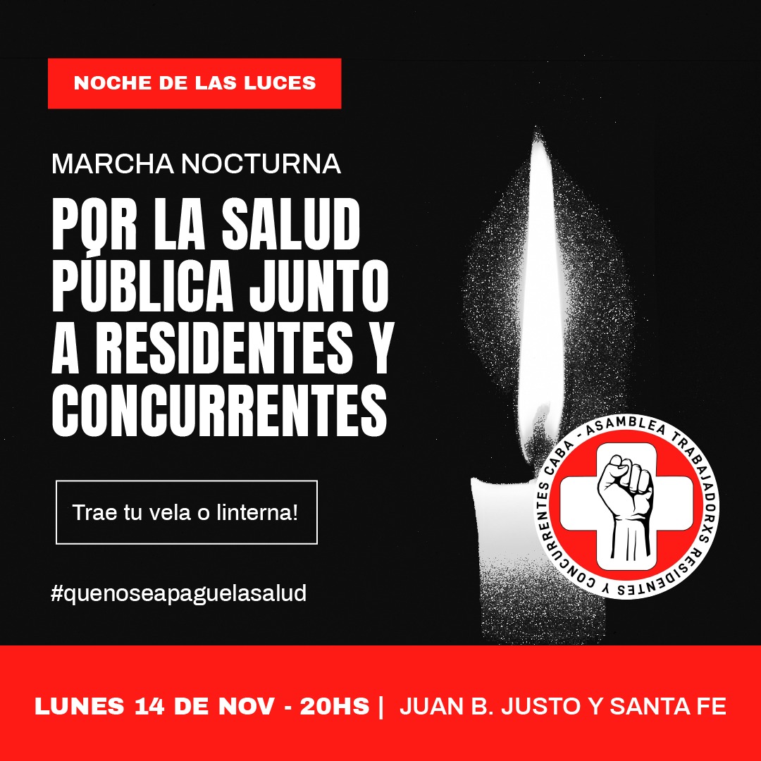 asambleacaba_'s tweet image. El lunes movilizamos de una manera diferente 🔥

Entre tanta oscuridad, buscamos mantener encendida la luz de esta lucha por la salud pública 

Te invitamos que nos acompañemos para que #noseapaguelasalud y @FernanQuirosBA nos reciba a la brevedad

La #mareablanca te espera 💪🏻