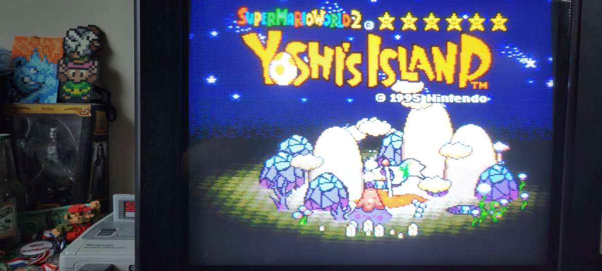 Crypt_Kiddie's tweet image. 100%&apos;d Yoshi&apos;s Island just for fun #StillPlayingThoseClassics #YoshisIsland #SNES