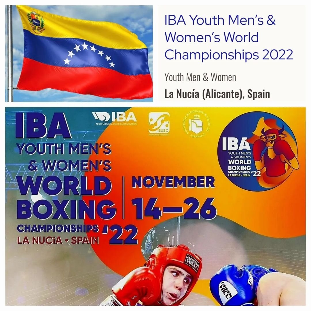 Venezuela participará con los 4 CAMPEONES SURAMERICANOS JUVENILES en CAMPEONATO MUNDIAL JUVENIL IBA en La Nucia - España del 14 al 26 de Noviembre gracias al apoyo de la Asociación Internacional de Boxeo <a href="/IBA_Boxing/">IBA</a>