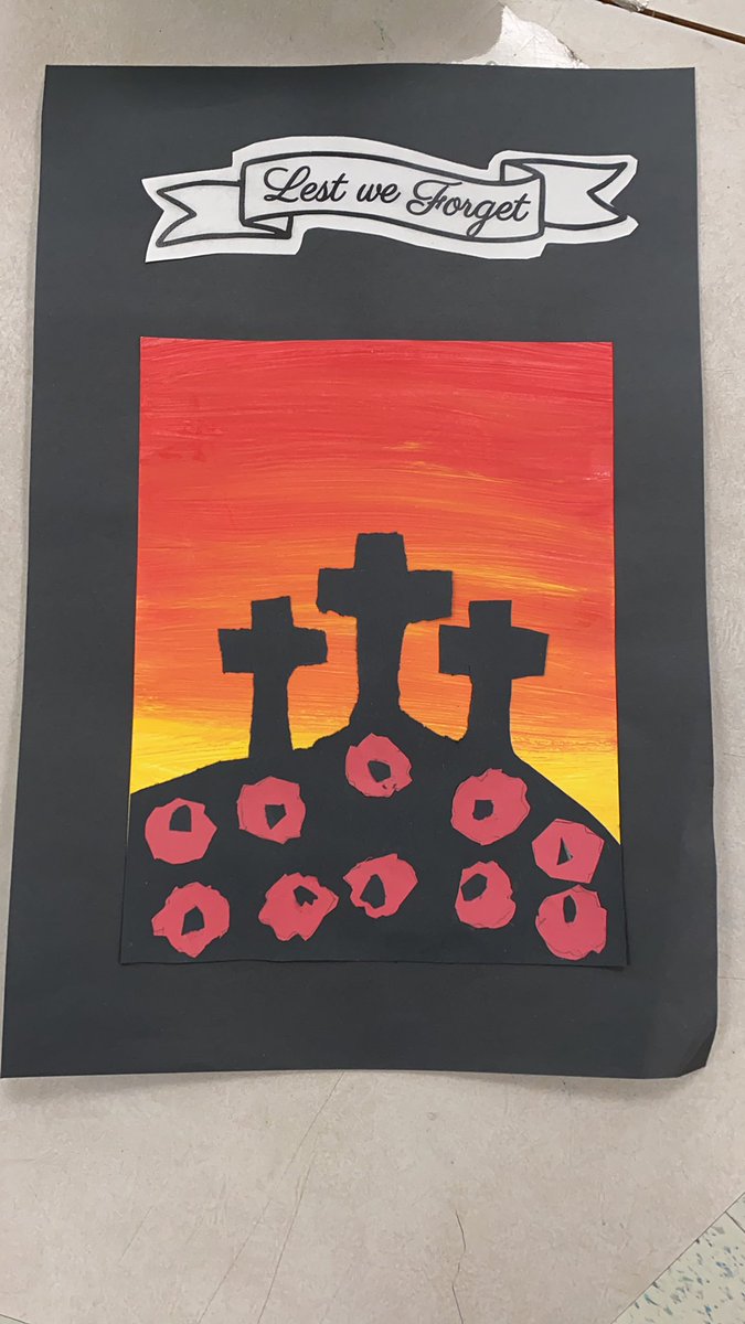 Thank you for the beautiful Remembrance Day ceremony <a href="/STMGrade4_MrsH/">dorinda hildreth</a> and <a href="/MmeLafrance/">Christine Lafrance</a> and the rest of the grade 4 team. Everyone loved it. Our Grade 1’s we’re proud to help make art to go up on the walls! <a href="/ThomasMoreOCSB/">St. Thomas More School</a>