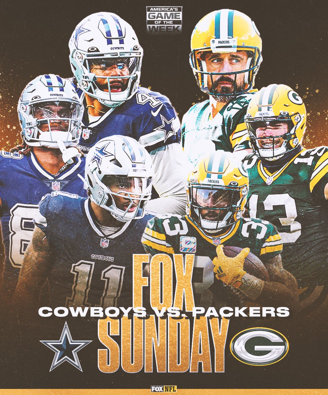 FOX Sports: NFL on X: 'America's Game of the Week - Cowboys vs. Packers ✨‼️  