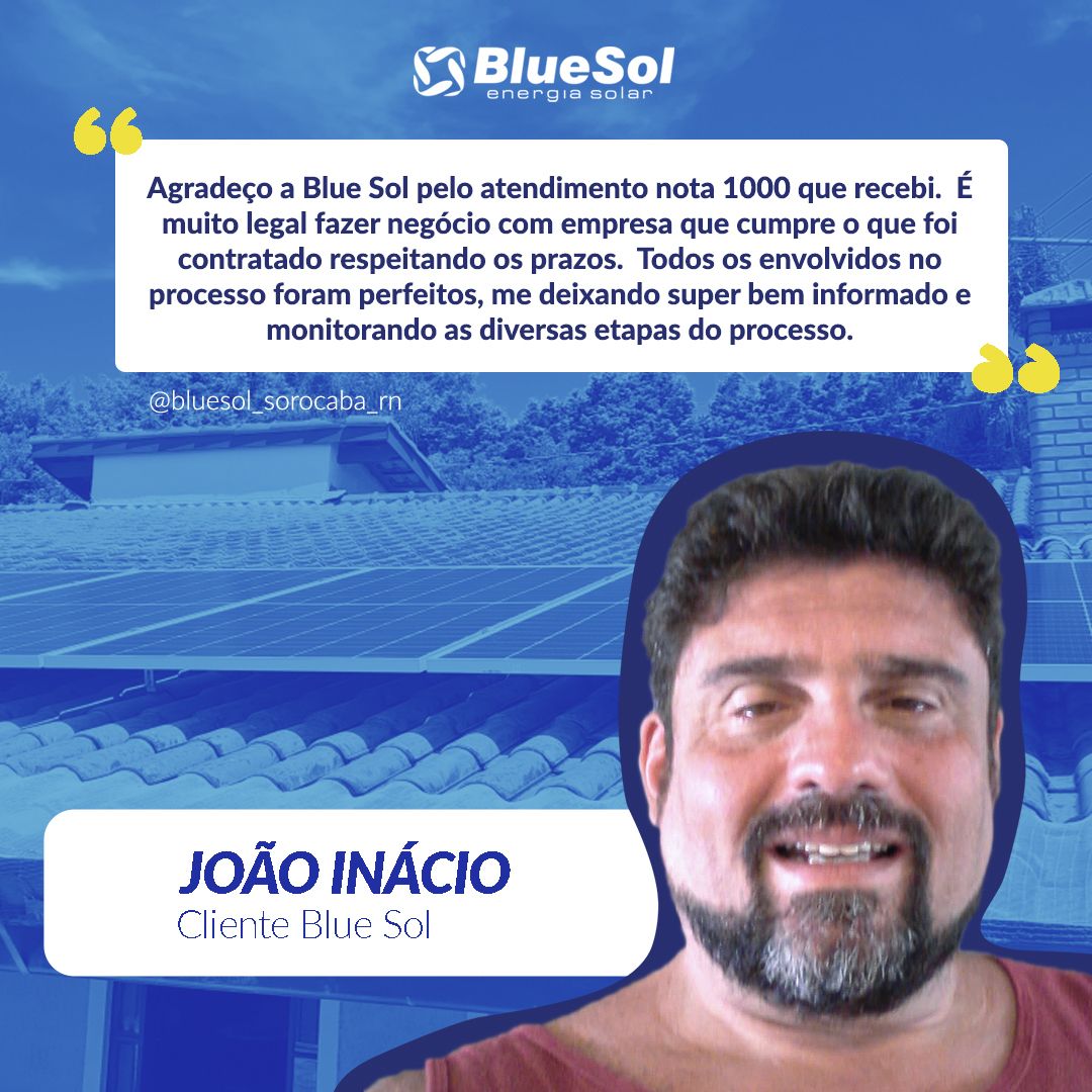 bluesol's tweet photo. Atendimento nota 1000! 🎉 Essa foi a nota que o João Inácio, nosso cliente da cidade de Ibiúna (SP). E isso é Blue Sol! Valeu, João, por nos escolher e confiar em nossa entrega! E você, vai fazer como o João?!  Vem gerar sua própria energia com a Blue Sol. 🚀#bluesol https://t.co/z8DmGtHjuU