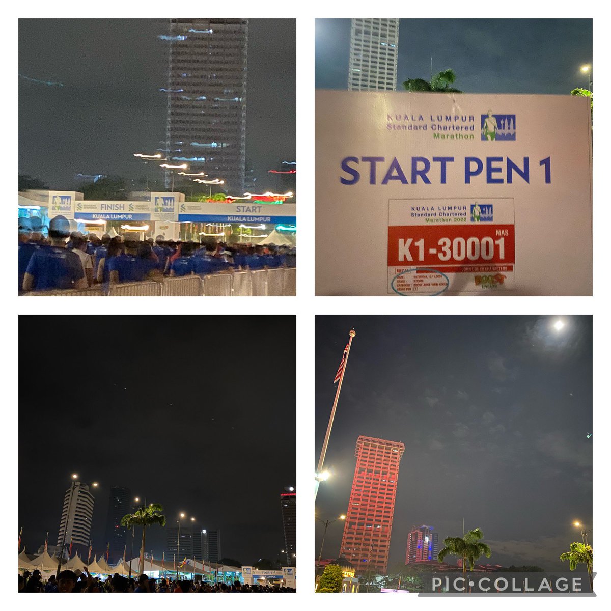 MasturaMasud's tweet photo. Yahoo! It’s finally happening after a 2-year hiatus. Me at #KLSCM2022 for my niece who runs today for 10km. Yup we start early here at 6am for 10km! You can still see the moon 😍 https://t.co/Ddqz1pUQs2