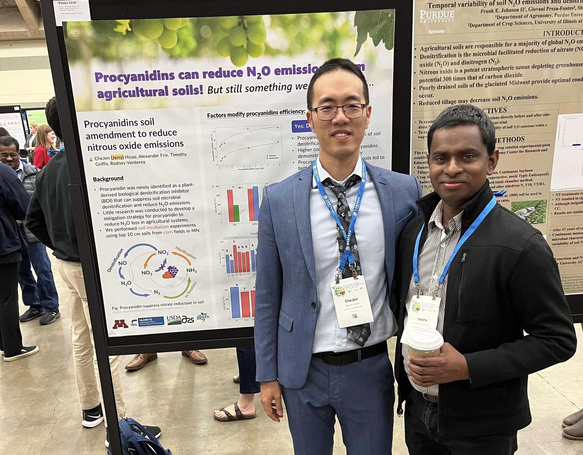 IWanithunga's tweet image. It was great to be @ASA_CSSA_SSSA conference in Baltimore. Had the opportunity to present my latest research findings and met some awesome lab alumni.#ASCmtg . @smicrobial_ksu