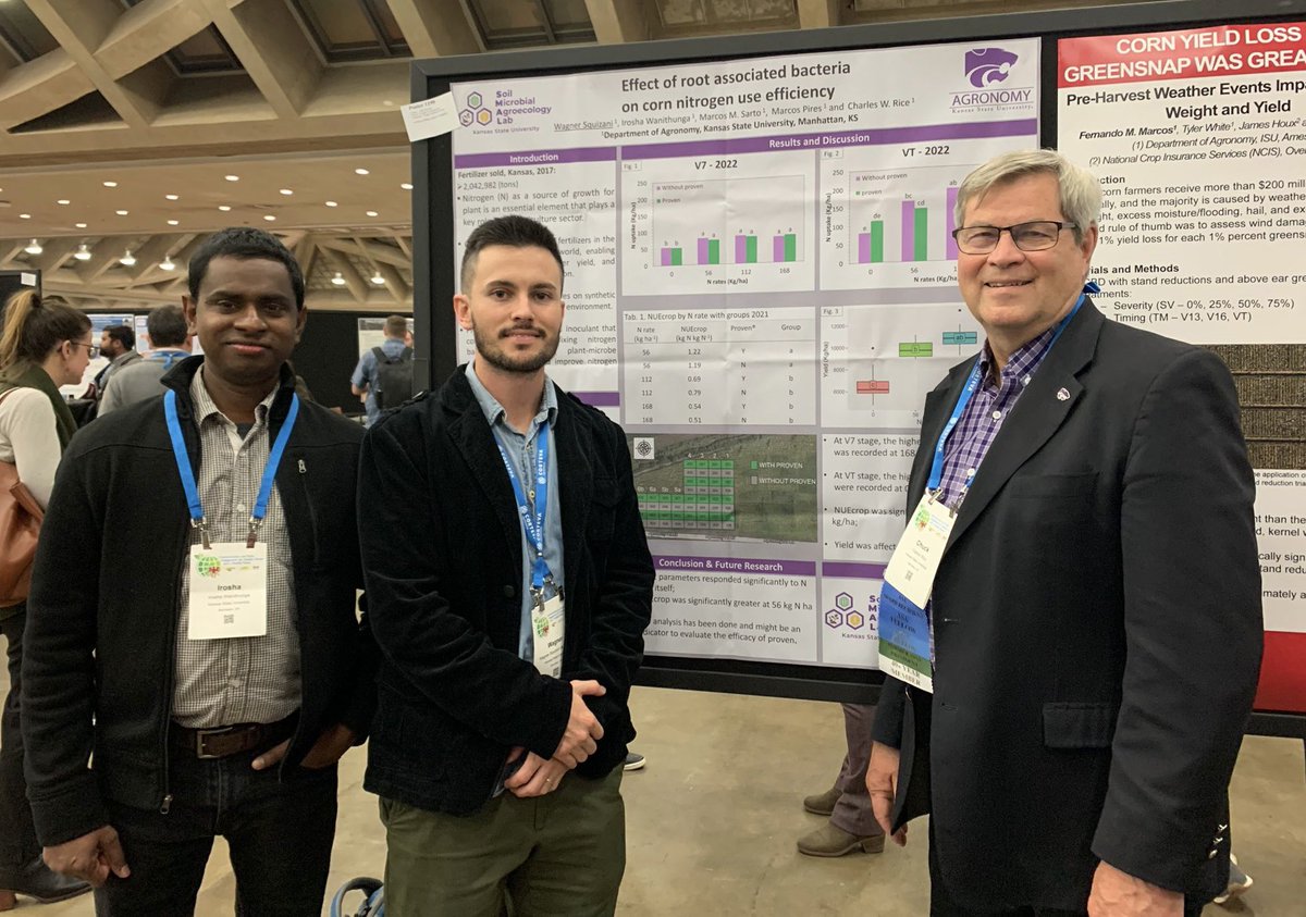 IWanithunga's tweet image. It was great to be @ASA_CSSA_SSSA conference in Baltimore. Had the opportunity to present my latest research findings and met some awesome lab alumni.#ASCmtg . @smicrobial_ksu