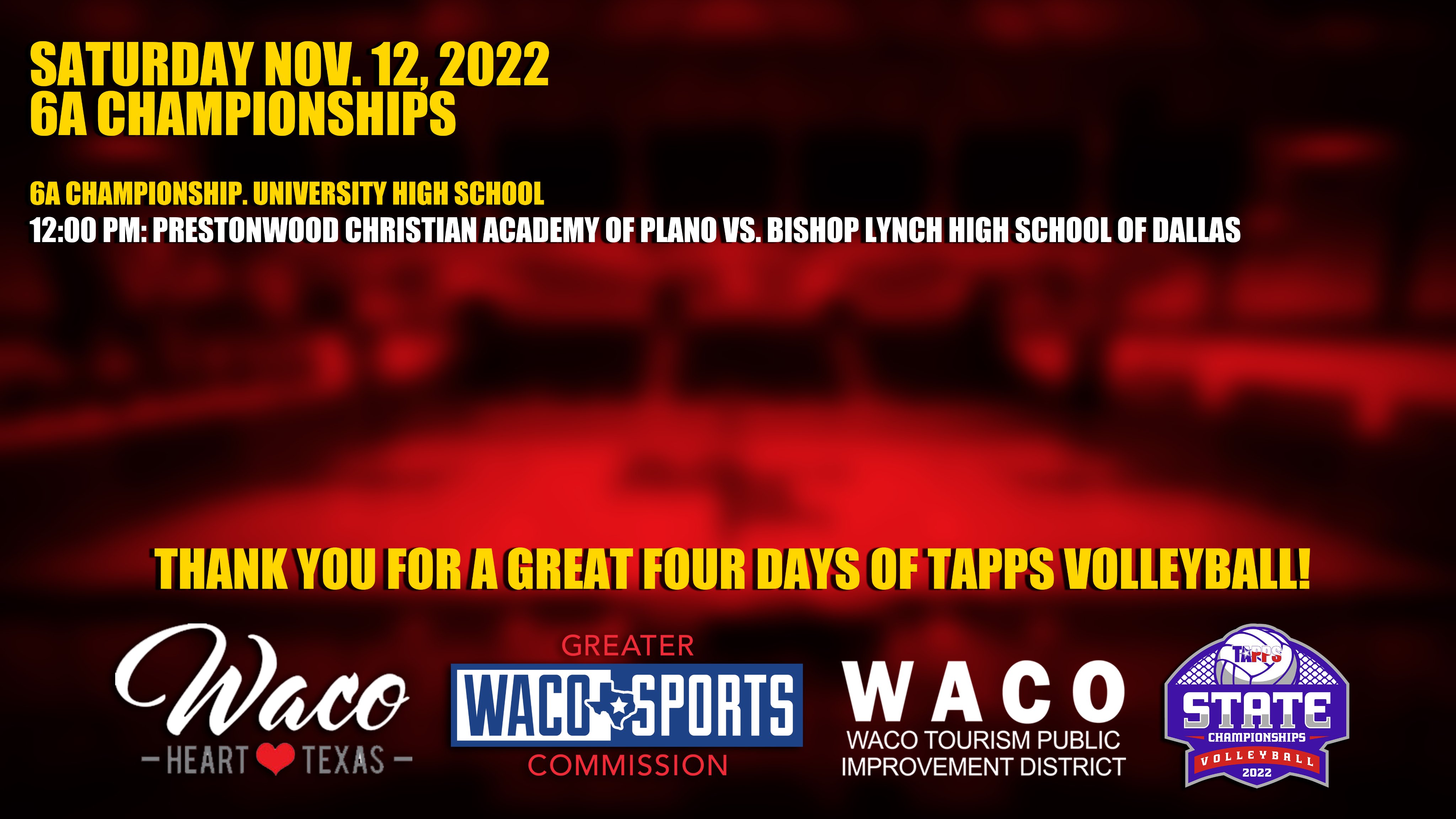 TAPPS Volleyball (TAPPSvolleyball) / Twitter