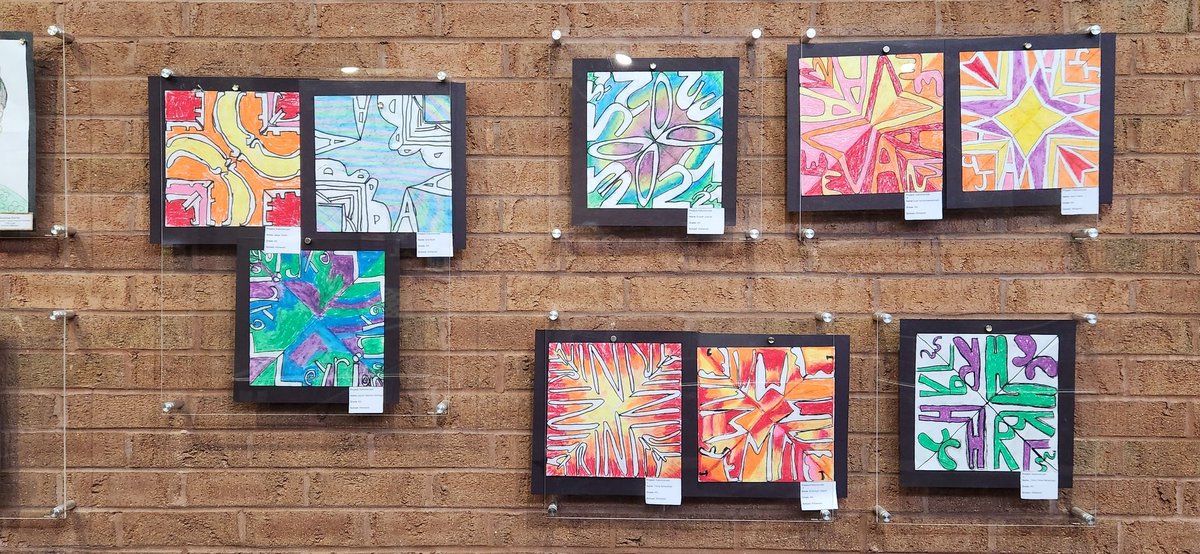 art_wildwood's tweet photo. Wildwood student artwork at central office @Wildwood_Tweets #middlerising https://t.co/NAtNx6Aflh