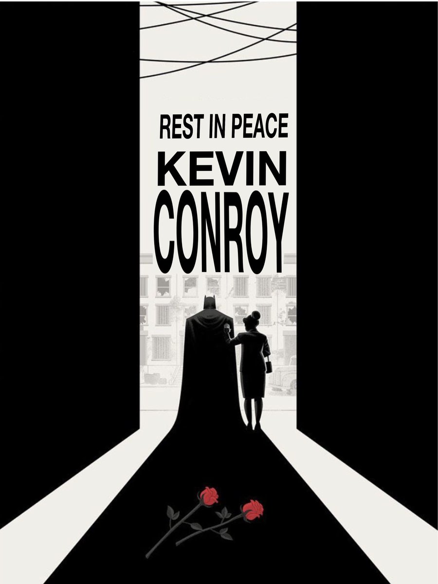 AAndreoglou's tweet photo. A few years back I had the pleasure of meeting @RealKevinConroy.  He was kind, humble and seemed genuine. There are many who have taken up the role of #batman. Few have transcended the role, Kevin did. #RIPKevinConroy @TheAnimatedBat https://t.co/4f91lQQotg