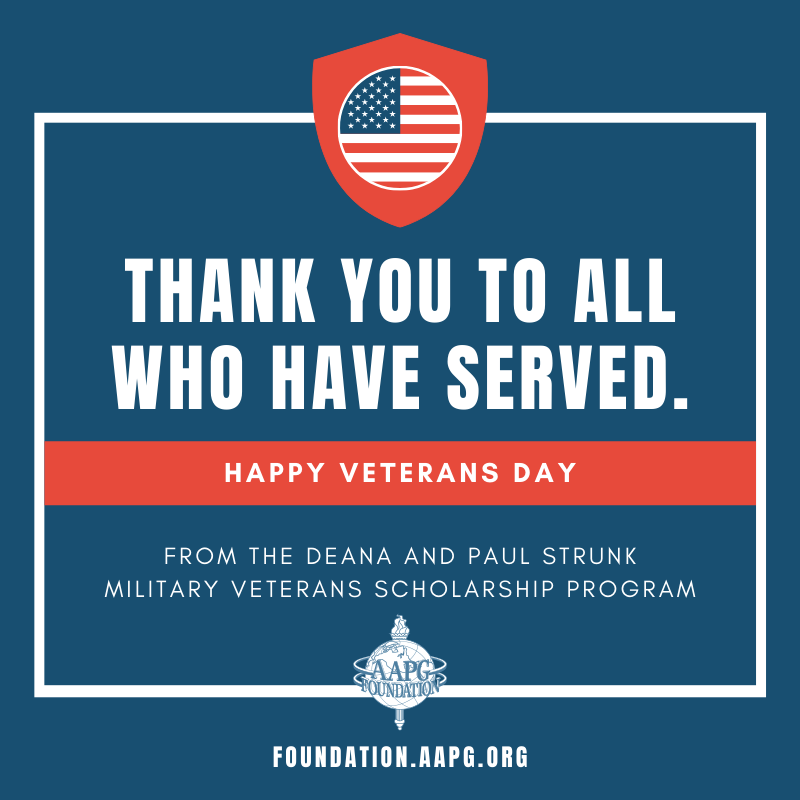 To all the veterans who have served, and to their families - we thank you.