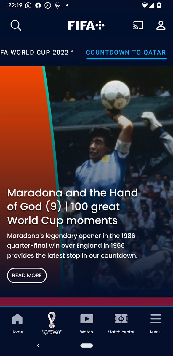 Hey FIFA, so you consider a footballer deliberately cheating his way to victory as a 'Great' moment? Infamous, maybe, but only Football would glorify cheating.