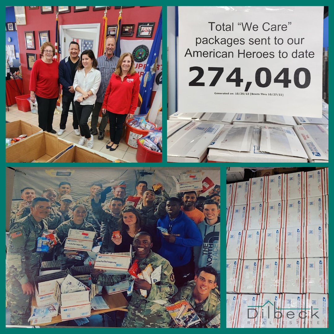 dilbeckre's tweet photo. Boxes and boxes of love head to the troops as the Care for Our Heroes packages are delivered to our program partner, For the Troops. We’ll reach 1,500 active military this year, and are happy to add to the stack! https://t.co/0nYBhcF8hi