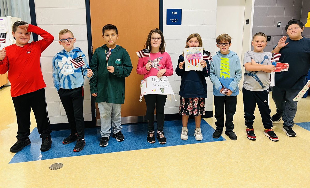 Happy Veterans Day @ameliatigers. We are thankful for your service to our country! #WCconnects