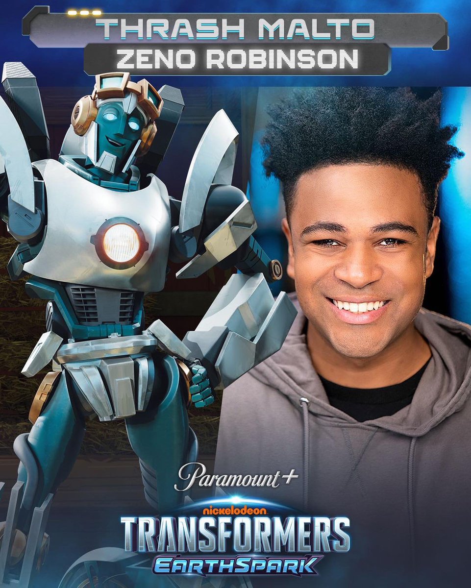 childishgamzeno's tweet photo. THANK YOU GODDDDDDDDD!!!!!

AHHHHHH!!! ITS FINALLY OUT!!! #TransformersEarthspark is out RIGHT NOW on @paramountplus and is also being shown on @nickelodeon !!! Being a part of a franchise I love is such a momentous blessing and I love playing Thrash! PLEASE go check it out 🙏🏾 https://t.co/akhQZgF0s3