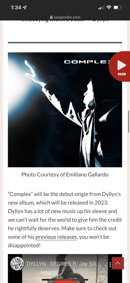 EmilioGallard's tweet photo. Another mention in an article highlighting an artist I’ve worked with and they’re using my photos. 
Todays been a good day! https://t.co/7qeXtW6cjm