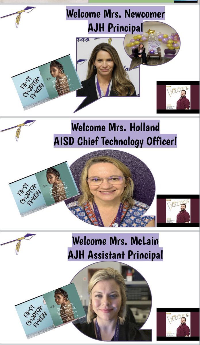 6th RLA had a Fantastic First Chapter Friday! Thanks to all of our guest readers who dug into writers “Voice”with us! <a href="/mrsashleymclain/">Ashley McLain</a> , <a href="/amynewcomer/">Amy Newcomer</a>,  <a href="/holljulie/">Julie Holland</a>  and AHS alum @andrew7ermusic for making a cameo appearance via season 16  of “The Voice!” #AlvaradoExcellence