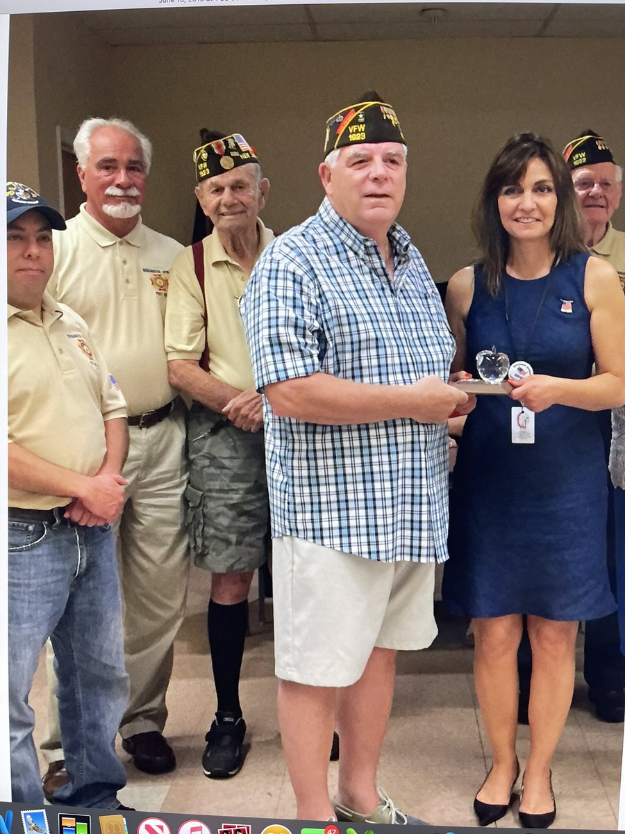donna_jimmerson's tweet photo. On this Veterans Day๐บ๐ธI think about the precious moments spent each year listening to our Weehawken Heroes share their experiences with my students while expressing their love for America๐บ๐ธ#WeeAreThankfulโค๏ธ๐ค๐@MissKRTurner @WeehawkenTSD @SuzanneMera @weehawkennj https://t.co/yoERlRBbwW
