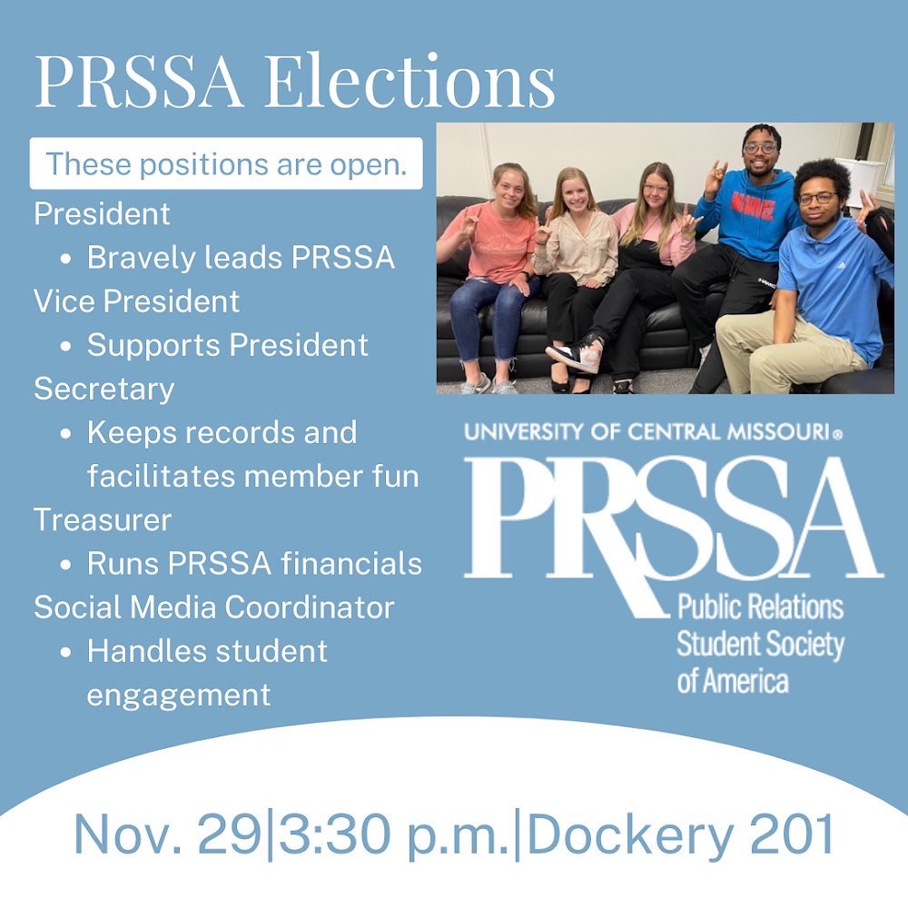 UCM PRSSA tweet media