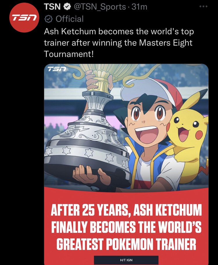 Ash Ketchum becomes the top trainer in the world after 25 years - Polygon